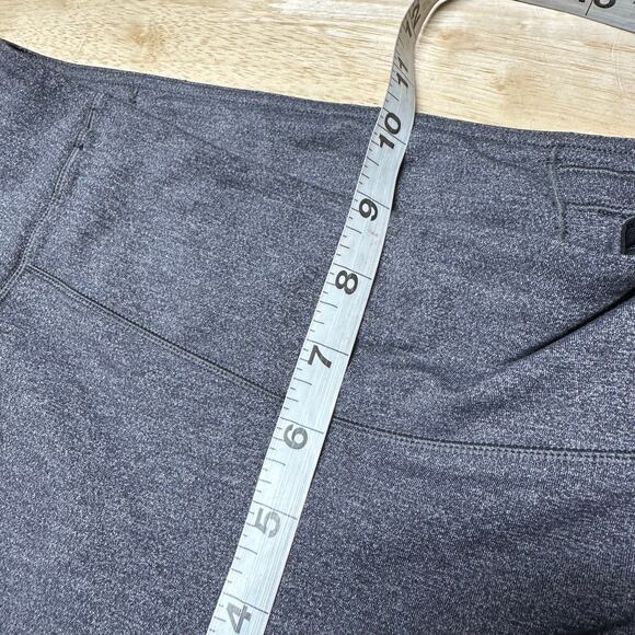 Lululemon Speed Up Crop Heathered Black Women's Size 6 Excellent Used Condition - Picture 5 of 6
